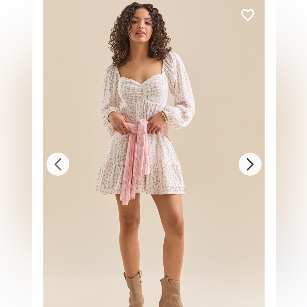 New with tags Altar’d state Lenny floral babydoll dress - Picture 2 of 4